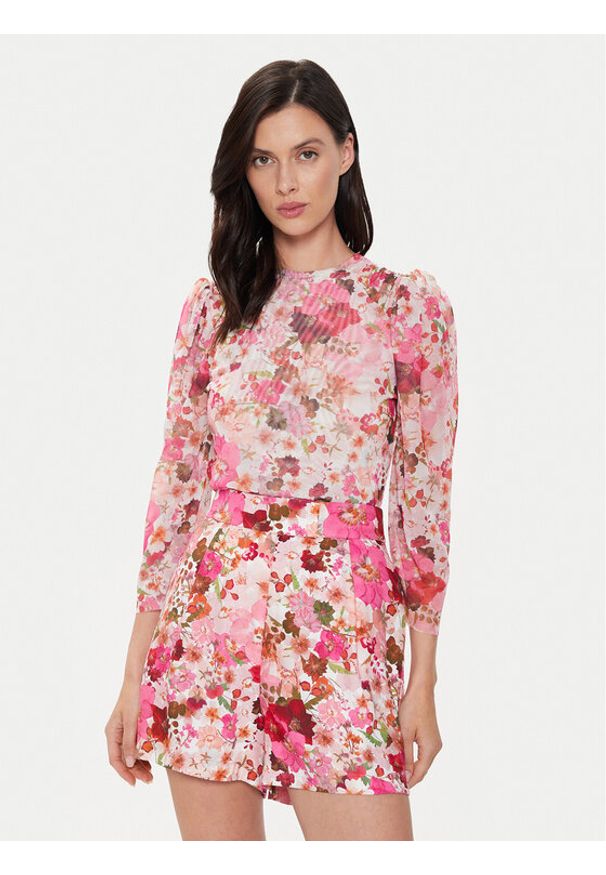 Ted Baker Bluzka Raeley 274462 Różowy Regular Fit. Kolor: różowy. Materiał: syntetyk