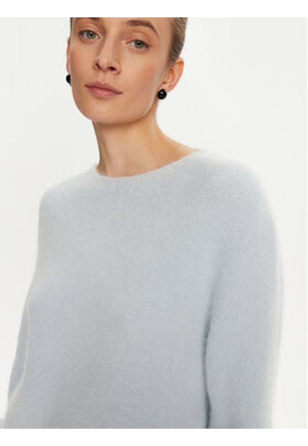 Marella Sweter Ovidio 2423366202 Niebieski Regular Fit. Kolor: niebieski. Materiał: syntetyk