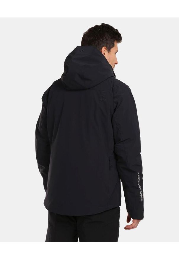 Męska luksusowa kurtka narciarska Kilpi LTD ASTER-M. Kolor: czarny. Materiał: nylon. Sezon: zima. Sport: narciarstwo
