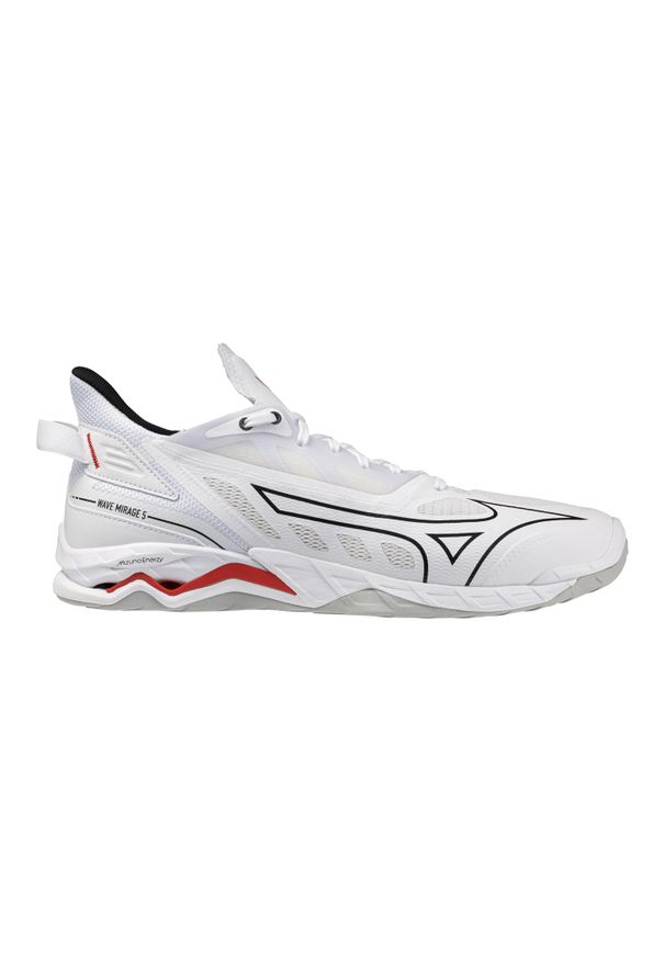 Buty halowe Mizuno Wave Mirage. Kolor: czarny, biały, wielokolorowy. Model: Mizuno Wave. Sport: piłka ręczna