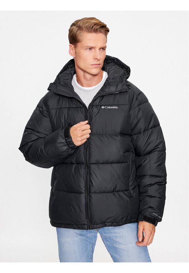 columbia - Columbia Kurtka zimowa Pike Lake™ II Hooded Jacket Czarny Regular Fit. Kolor: czarny. Materiał: syntetyk. Sezon: zima