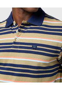 Wrangler - MESKA KOSZULKA POLO WRANGLER STRIPE POLO SHIRT ALOE 112371510. Typ kołnierza: polo #4