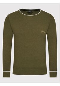 Guess Sweter Kevin M1YR53 Z2SA0 Zielony Slim Fit. Kolor: zielony. Materiał: bawełna #5