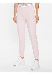 Guess Spodnie dresowe O3YB00 KBS91 Różowy Regular Fit. Kolor: różowy. Materiał: bawełna, dresówka