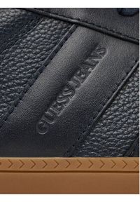 Guess Jeans Sneakersy EO-ORTEGO-01 126AM Granatowy. Kolor: niebieski. Materiał: skóra #5