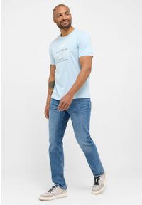 Mustang - Męskie Spodnie Jeansowe MUSTANG Washington Straight Denim Blue 1015286 5000 313. Okazja: na co dzień. Styl: elegancki, klasyczny, casual #2