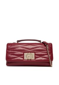 Furla Torebka WE00798-BX3548-CGQ00-1-007-20-CN-E Bordowy. Kolor: czerwony. Materiał: skórzane