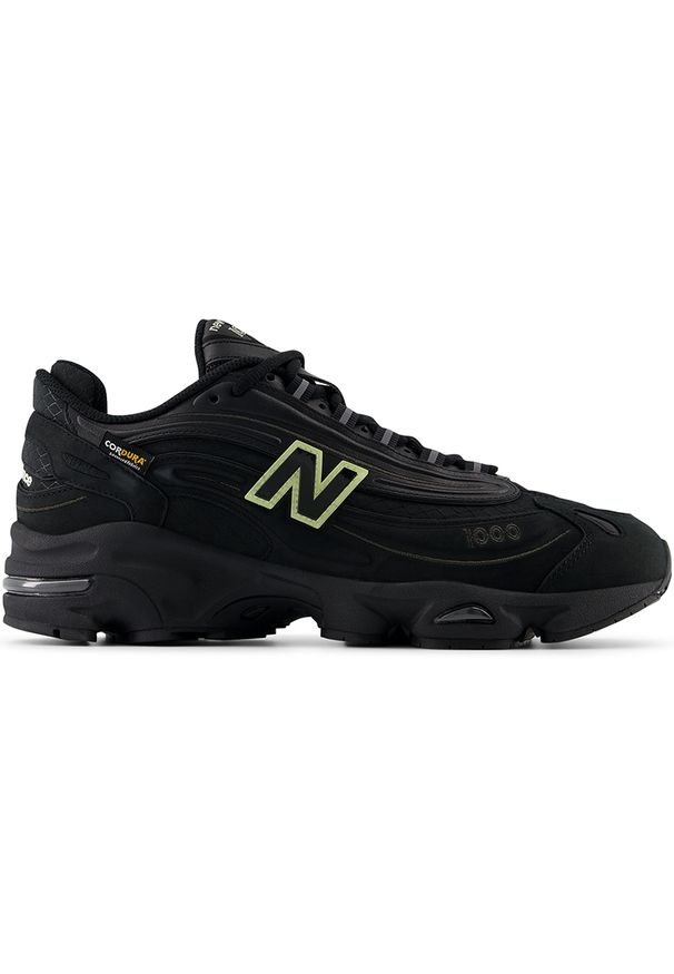Buty unisex New Balance M1000BBV – czarne. Kolor: czarny. Materiał: zamsz, materiał, tkanina. Szerokość cholewki: normalna