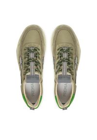 Premiata Sneakersy Nous Var 8062 Khaki. Kolor: brązowy. Materiał: skóra, zamsz #6