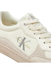 Calvin Klein Jeans Sneakersy Classic Cupsole Low Mix Mtl YM0YM01033 Écru
