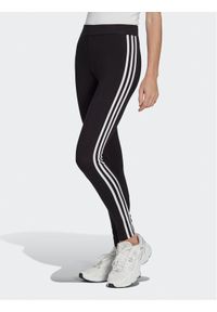 Adidas - adidas Legginsy Adicolor Classics 3-Stripes Leggings IB7383 Czarny. Kolor: czarny. Materiał: bawełna