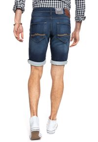 Mustang - SPODENKI MUSTANG Chicago Short Denim Blue. Materiał: denim #4