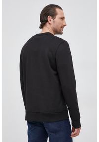 BOSS - Boss Bluza bawełniana męska kolor czarny z aplikacją. Kolor: czarny. Materiał: bawełna. Wzór: aplikacja #3