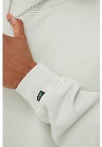 Levi's® - Levi's bluza bawełniana męska kolor zielony gładka. Okazja: na spotkanie biznesowe. Kolor: zielony. Materiał: bawełna. Wzór: gładki. Styl: biznesowy