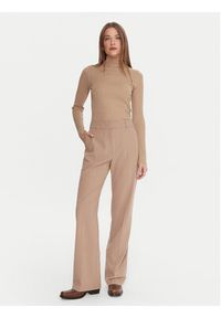 Liu Jo Sweter MF5389 MS46J Beżowy Slim Fit. Kolor: beżowy. Materiał: wiskoza #4