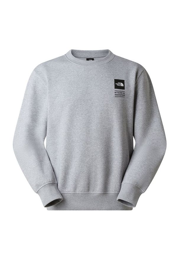 Bluza unisex The North Face Celebration 0A8GATDYX1 - szare. Kolor: szary. Materiał: poliester, bawełna. Styl: elegancki. Sport: wspinaczka