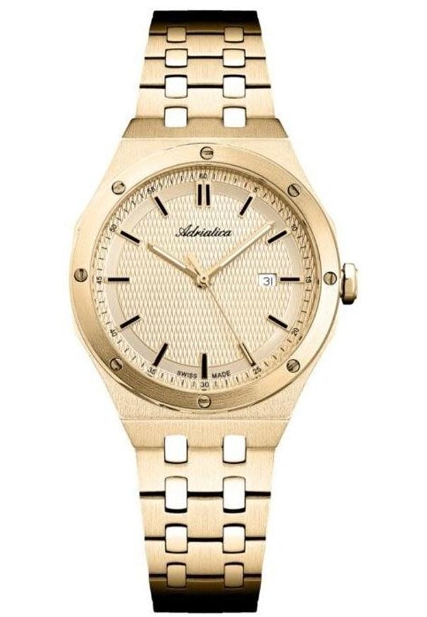 Zegarek damski Adriatica A3337.1111Q złoty. Kolor: złoty