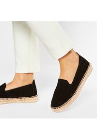 Manebi Espadryle Slippers W K 1.0 N0 Czarny. Kolor: czarny. Materiał: skóra, zamsz #9