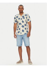 Blend Koszula 20717690 Beżowy Regular Fit. Kolor: beżowy. Materiał: wiskoza #2