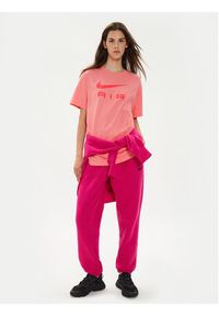 Nike T-Shirt DX7918 Różowy Regular Fit. Kolor: różowy. Materiał: bawełna #3