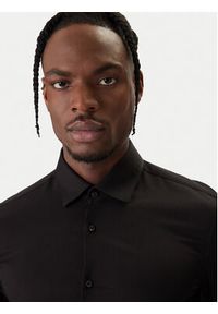 Hugo - HUGO Koszula Kenno 50551242 Czarny Slim Fit. Kolor: czarny. Materiał: wiskoza #4