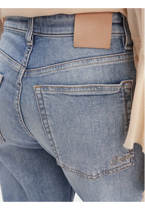 BOSS Jeansy Soft Kick 50552430 Niebieski Flare Fit. Kolor: niebieski