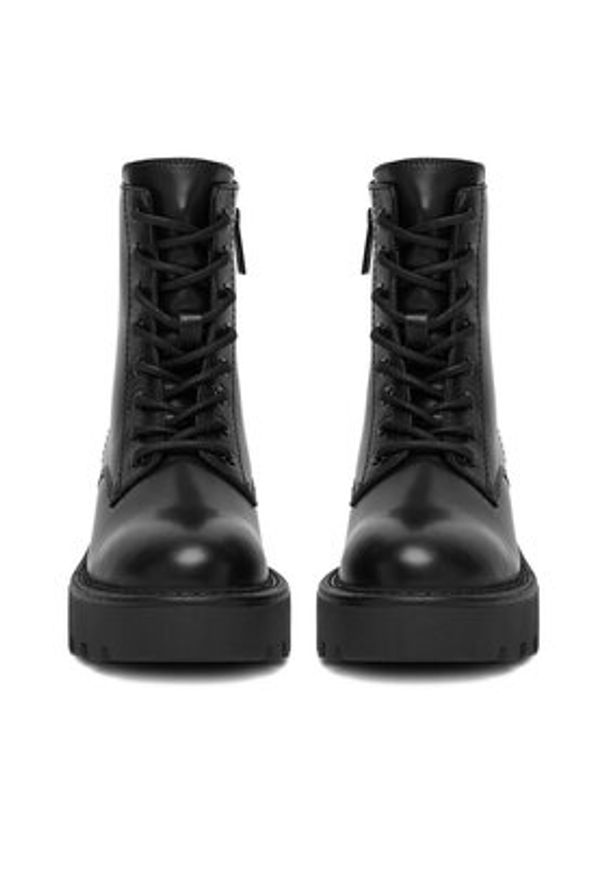 Badura Trapery EO-AMORA-5033-25 Czarny. Kolor: czarny. Materiał: skóra