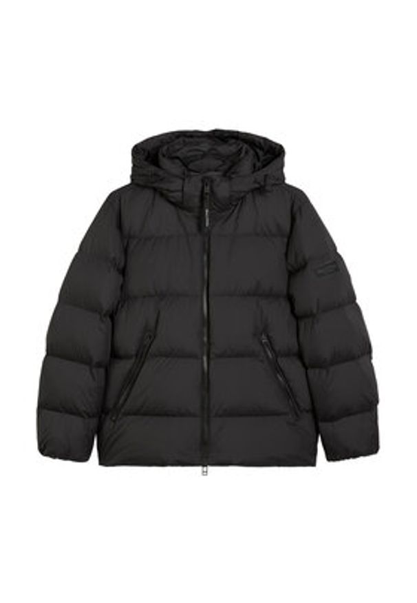 Marc O'Polo Kurtka puchowa M29 0960 70152 Czarny Regular Fit. Typ kołnierza: polo. Kolor: czarny. Materiał: syntetyk