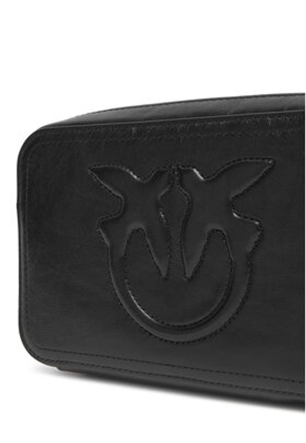 Pinko - PINKO Torebka Carrie Camera Bag Classic PE 25 PLTT 104336 A26J Czarny. Kolor: czarny. Materiał: skórzane