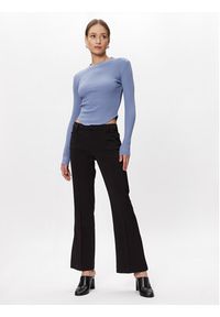 Gina Tricot Spodnie materiałowe Rosie 19197 Czarny Regular Fit. Kolor: czarny. Materiał: syntetyk #3