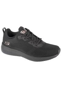skechers - Adidasy Skechers Squad, Mężczyźni. Kolor: czarny. Materiał: guma, materiał, tkanina, syntetyk