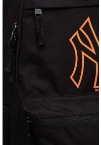 New Era plecak kolor czarny duży z nadrukiem NEW YORK YANKEES. Kolor: czarny. Wzór: nadruk #6