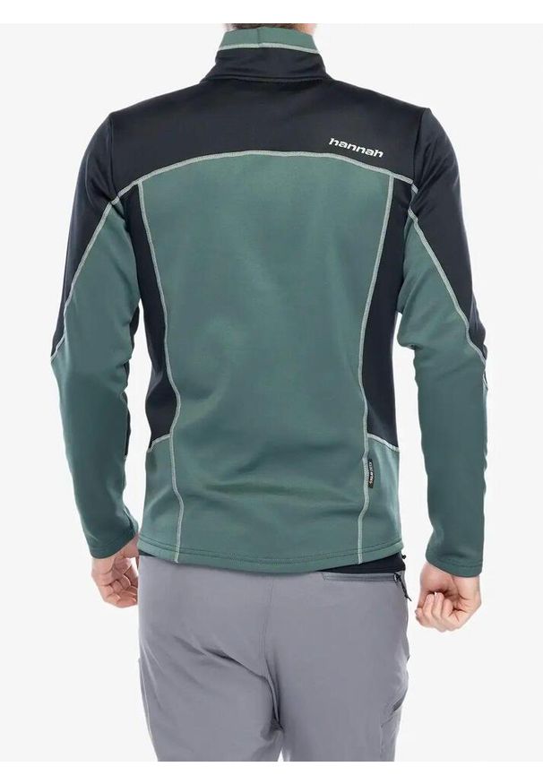 Bluza polarowa męska Hannah Tariq. Kolor: zielony. Materiał: polar