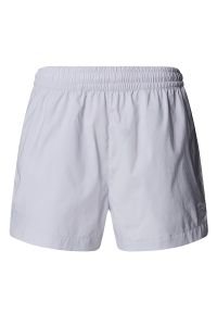 Spodenki The North Face Class V Pathfinder Pull 0A8BJ10TI1 - fioletowe. Kolor: fioletowy. Materiał: nylon, tkanina, elastan, materiał. Wzór: aplikacja