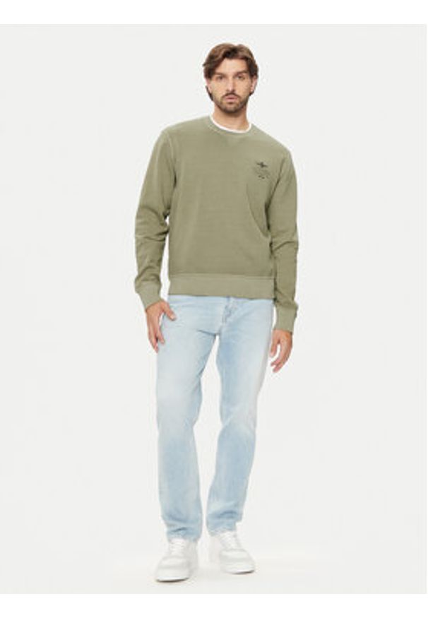 Aeronautica Militare Bluza 242FE1924F560 Zielony Regular Fit. Kolor: zielony. Materiał: bawełna