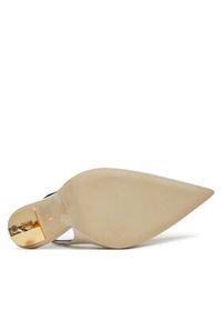 Elisabetta Franchi Sandały SA-26B-51E2 Écru. Materiał: skóra