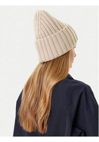 TOMMY HILFIGER - Tommy Hilfiger Czapka Th Crest Fluffy AW0AW18210 Écru. Materiał: wełna #2