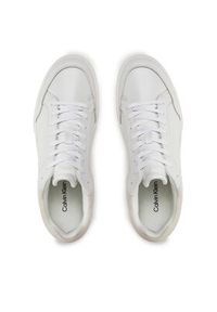 Calvin Klein Sneakersy Low Top Lace Up Lth HM0HM01455 Biały. Kolor: biały #2