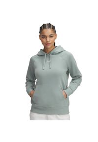 Bluza damska z kapturem Under Armour Rival Fleece. Typ kołnierza: kaptur. Kolor: wielokolorowy, biały, zielony. Materiał: tkanina. Sport: fitness #1