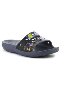 Klapki Crocs Classic Meta Scape Slide 208471-0C4 czarne. Kolor: czarny. Materiał: materiał #1