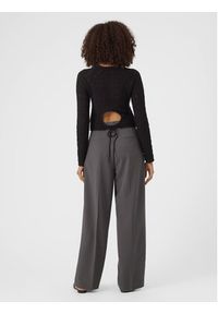 Vero Moda Sweter Fabienne 10299617 Czarny Slim Fit. Kolor: czarny. Materiał: bawełna #7