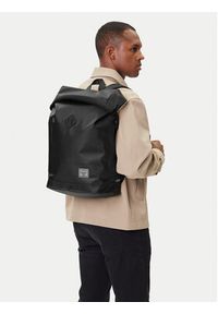 Herschel Plecak Roll Top Backpack 11194-00001 Czarny. Kolor: czarny. Materiał: poliester, materiał #3