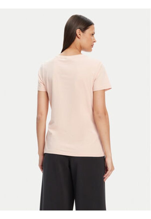 Guess T-Shirt V4YI09 J1314 Różowy Regular Fit. Kolor: różowy. Materiał: bawełna