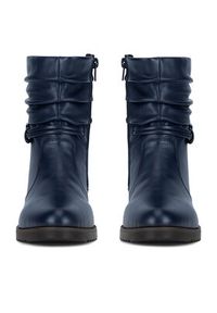 Rieker Botki Y0572-14 Niebieski. Kolor: niebieski. Materiał: materiał #5