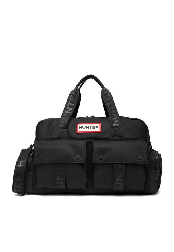 Hunter Torba weekendowa C-HTR-K-009-06 Czarny. Kolor: czarny. Materiał: materiał