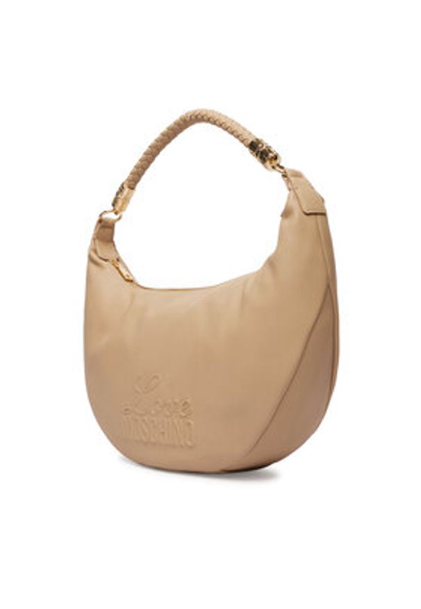 Love Moschino - LOVE MOSCHINO Torebka JC4222PP0OKA0209 Beżowy. Kolor: beżowy. Materiał: skórzane