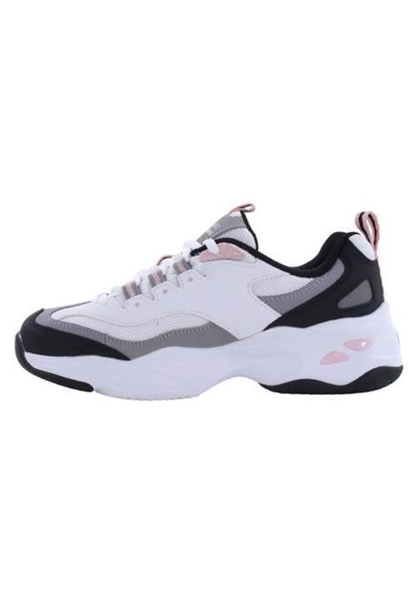 skechers - Buty do chodzenia damskie Skechers Dlites 40FRESH. Zapięcie: sznurówki. Kolor: biały, wielokolorowy. Materiał: guma, syntetyk, tkanina, materiał. Szerokość cholewki: normalna. Sport: turystyka piesza