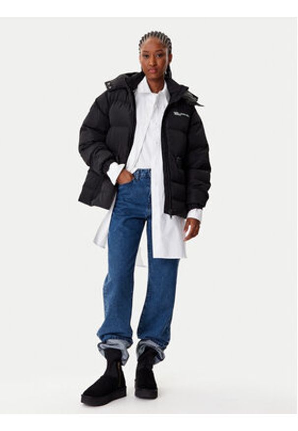 Karl Lagerfeld Jeans Kurtka zimowa A3W15023 Czarny Regular Fit. Kolor: czarny. Materiał: syntetyk. Sezon: zima