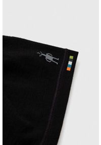 Smartwool czapka Merino kolor czarny z cienkiej dzianiny wełniana. Kolor: czarny. Materiał: wełna, dzianina #2