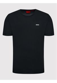 Hugo T-Shirt Dero222 50466158 Czarny Regular Fit. Kolor: czarny. Materiał: bawełna #4